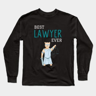 Best lawyer ever illustration Long Sleeve T-Shirt